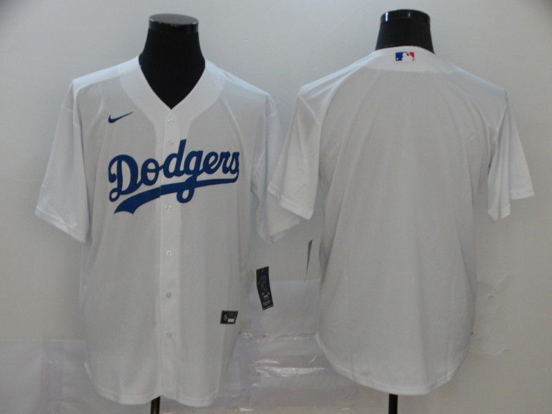 Men Los Angeles Dodgers Blank White Nike Game MLB Jerseys->los angeles dodgers->MLB Jersey